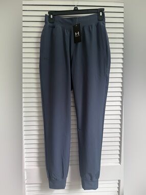 NWT Under Armour Women’s Rival High Rise Slate Blue Jogger Pants